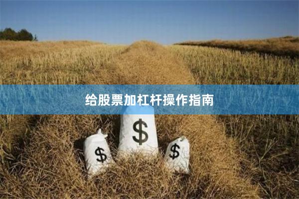 给股票加杠杆操作指南